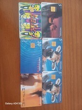 n.6 schede telefoniche svizzere anni 90