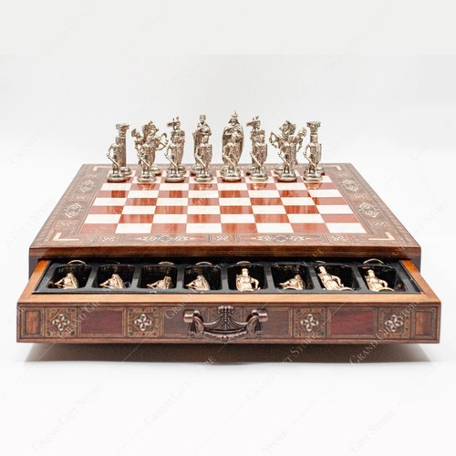 Antico set scacchi scacchi