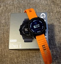 Garmin fēnix 6 Pro Solar Edition 47mm Cassa in Acciaio Nera, Cinturino in...