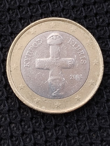 Moneta euro cipro 2008 - 1,