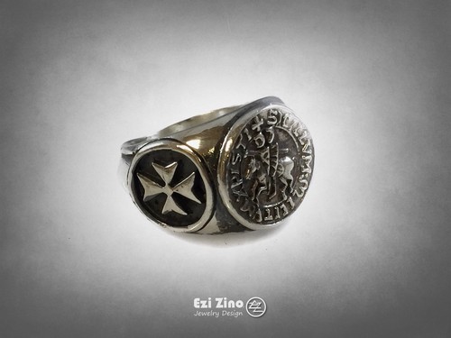 Anello massonico argento 925 - massonico,