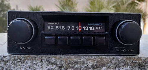Autoradio epoca sanyo - d'epoca, onde