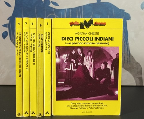 Giallo cinema lotto libri - giallo,