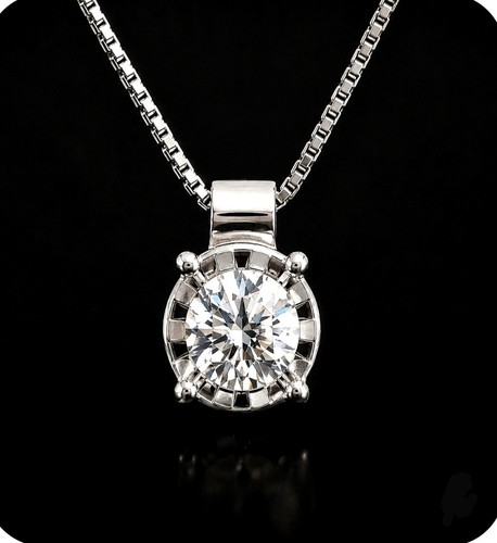 Collana punto luce diamante - collana,