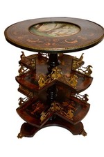 ANTICO TAVOLINO DA FUMATORE NAPOLEONE III 1880 IN PALISSANDRO