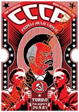 CCCP - Giovanni Lindo Ferretti ,Torino  24 settembre 1987 poster concerto -087