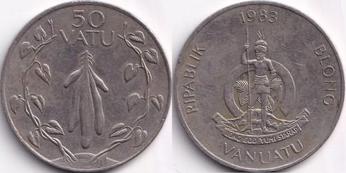 Vatu 1983 vanuatu - 50,