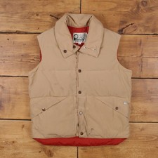 Vintage Penfield Trailwear Outdoor Gilet XL anni 80 gilet imbottito made in USA beige