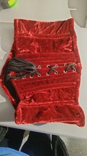 Corsetto sontuoso rosso scuro