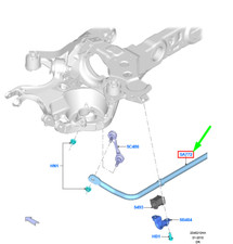 Barra antirollio posteriore