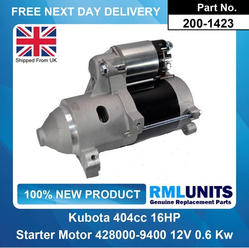 Starter motor for kubota - motor,