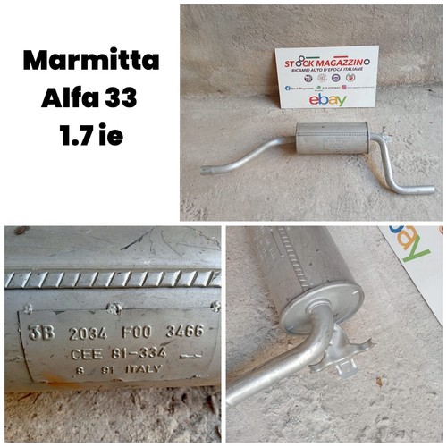 Marmitta scarico alfa romeo - scarico,