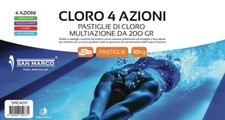 Cloro per piscina 4 azioni con