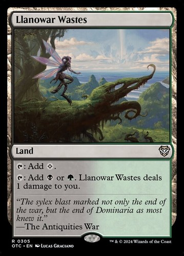 Llanowar wastes 0305 - llanowar, foil