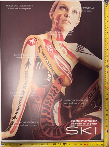 Rivista sci poster vintage - di,