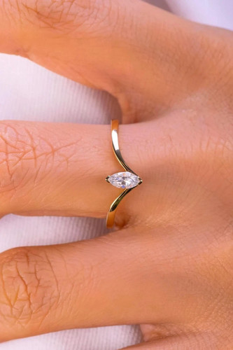 Anello minimalista marchesa