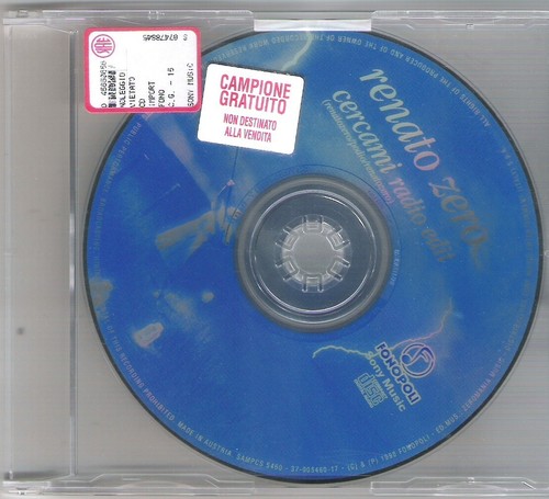 Renato zero cds promo cercami - zero=cds, promo=cercami