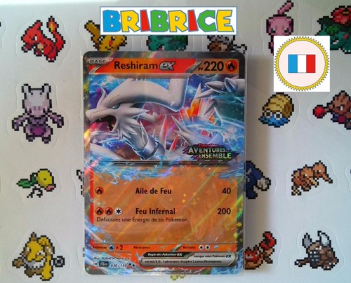 Carte pokemon reshiram - ex, jtg
