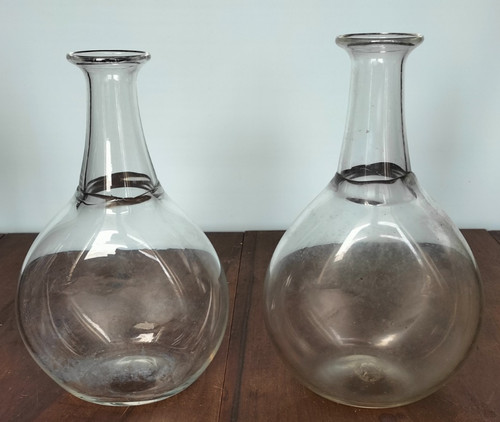 Coppia antiche bottiglie - antiche,
