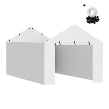 Tenda da garage Carport PE tenda garage tenda magazzino capannone 3x6 m bianca senza telaio