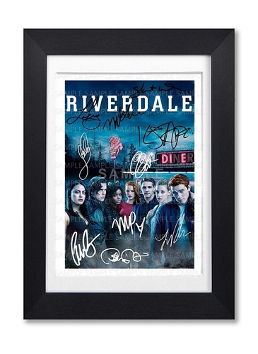 Riverdale cast signed poster - cast,
