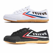 Scarpe Feiyue nere bianche per Kung Fu Wushu arti marziali tai chi sneaker in tela