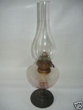 Lucerna veneziana LUME LAMPADA petrolio vetro ottone ROSA BAROCCO