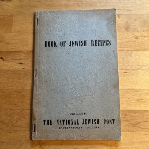 Book jewish recipes - book, 1942