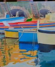 Quadro dipinto olio tela - olio, su