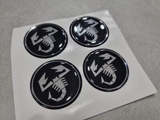 Wheel logos stickers black
