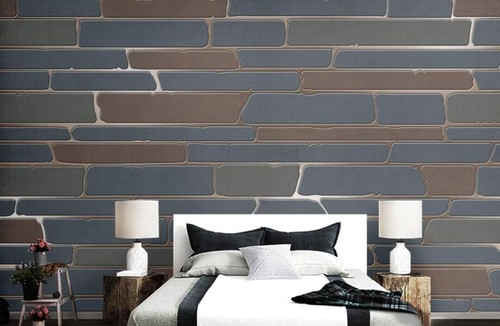 Carta parati brick style - carta,