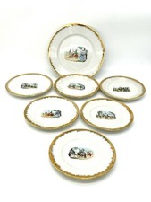 Servizio da dolce vintage Richard Ginori – Anni ’50-60 – Porcellana decorata Oro