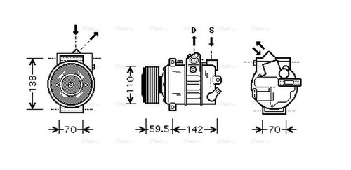 Compressore aria condizionata