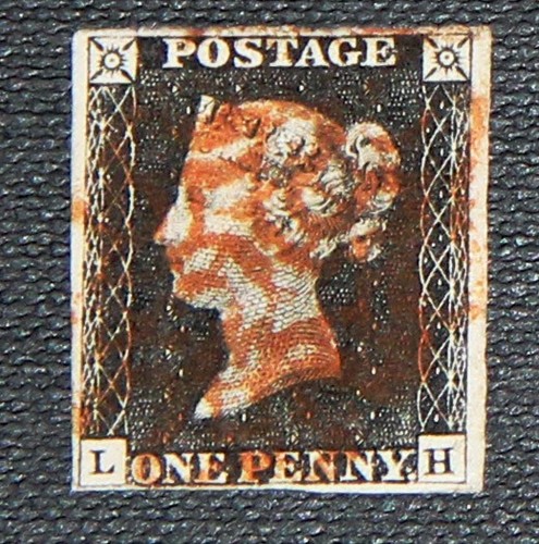 1840 penny black - qv,