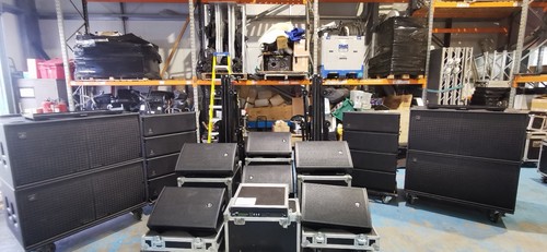 Sistema line array das audio - array,