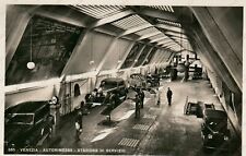 VENEZIA Autorimessa Stazione di Servizio Raffineria Fiume Cartolina fotografica
