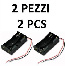 2PZ SCATOLA CONTENITORE CASE BOX PORTA BATTERIE 2 PILE 18650 