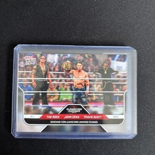 Topps Now WWE John Cena Heel Turn With The Rock e Travis Scott #29