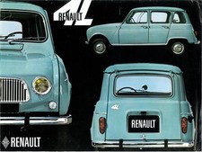 Catalogue brochure Renault 4 /