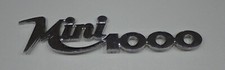 INNOCENTI MINI 1000 FREGIO STEMMA LOGO BADGE IN METALLO ORIGINALE D'EPOCA
