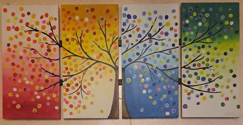 Quadro moderno albero - quadro,