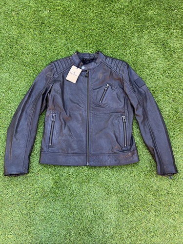 Giacca pelle nera nuova con - giacca,
