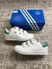 Taglia 12,5 - Cinturini Adidas Stan Smith bianco verde FX7534