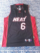 MAGLIA SHIRT BASKET NBA HEAT JAMES 6. SIZE XL. STOCK 