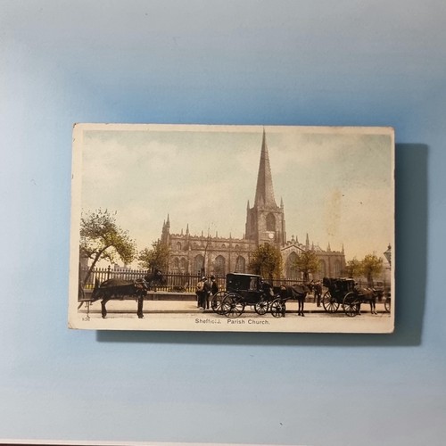 Sheffield postcard c1905 - sheffield,