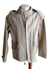 BURBERRY BRIT Trench da uomo Giaccone Giacca Giubbotto Impermeabile Antivento XL