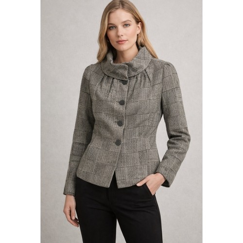 Blazer atelier tweed quadri - blazer,