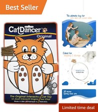 Ballerina Gatto Giocattolo Interattivo - Gioco Coinvolgente per Casa-Gatti (Marrone)