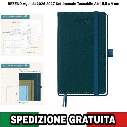 Agenda settimanale 2026 - agenda, 2027