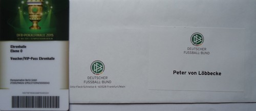 Voucher vip pass finale - finale, dfb